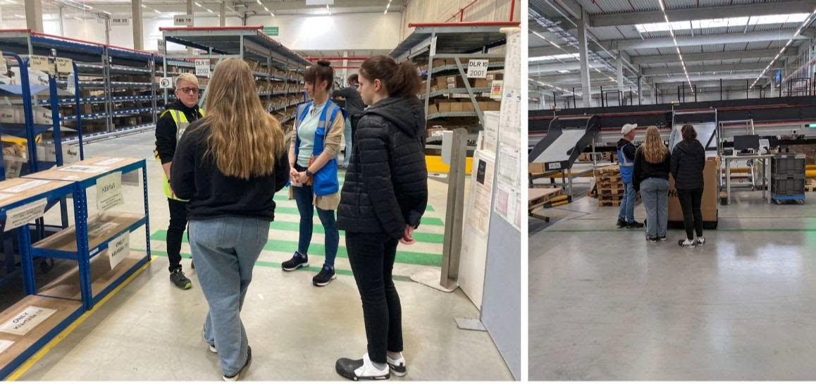 Girls Day warehouse tour