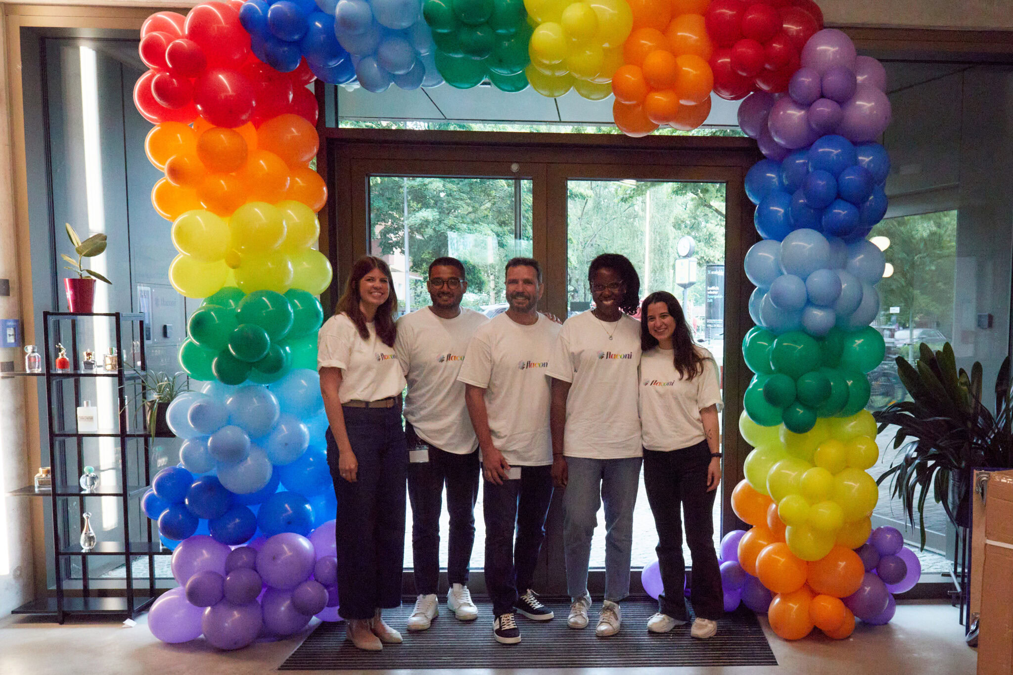 Diversity Day balloon arch
