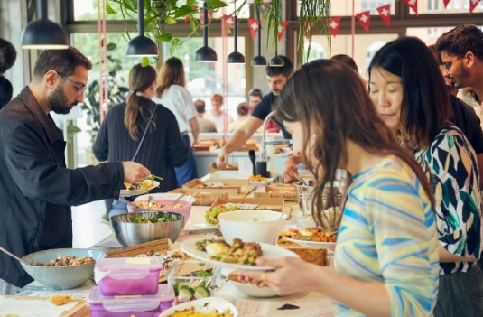 International Food Festival buffet